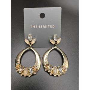 The Limited Embellished Open Hoops